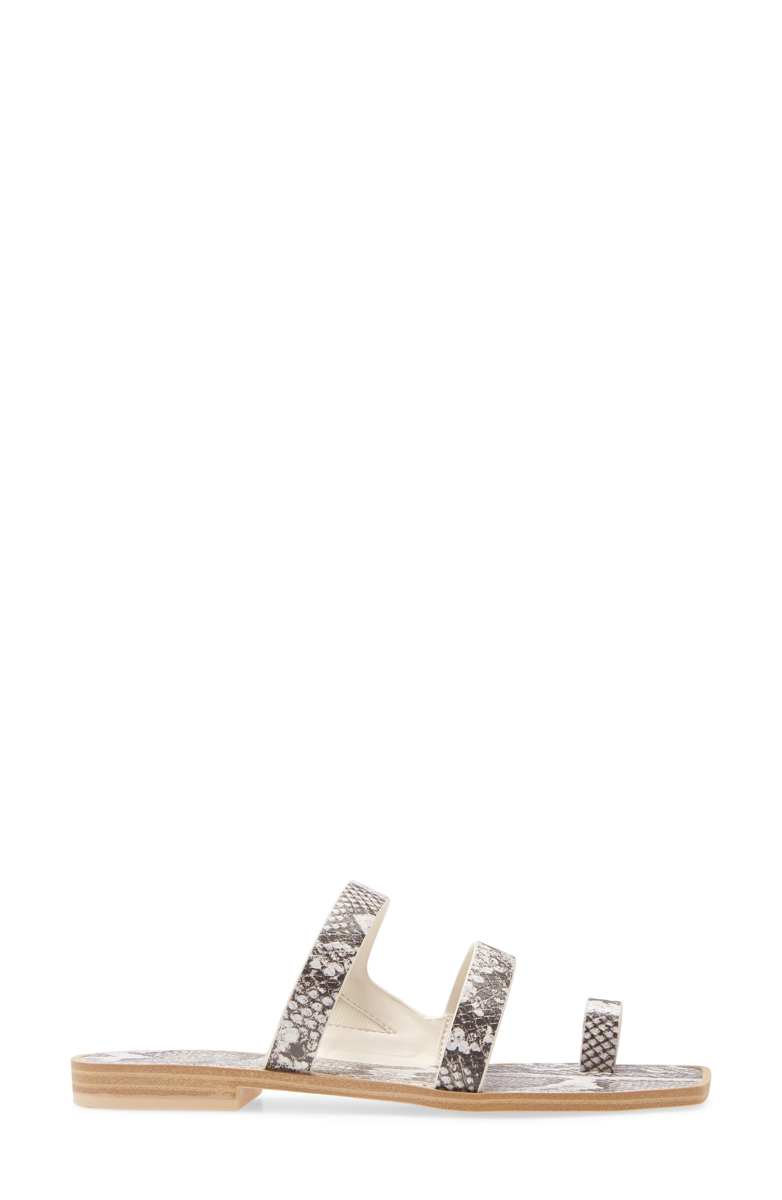 Isala 3 Croc Textured Slide Sandal, Alternate, color, SHADOW SNAKE