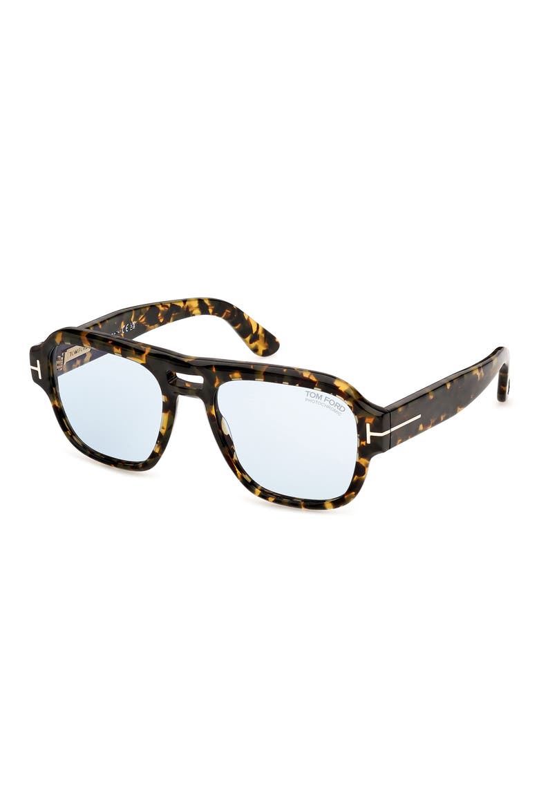 Mason-02 54mm Navigator Sunglasses, Main, color, SHINY TORTOISE HAVANA ROSE