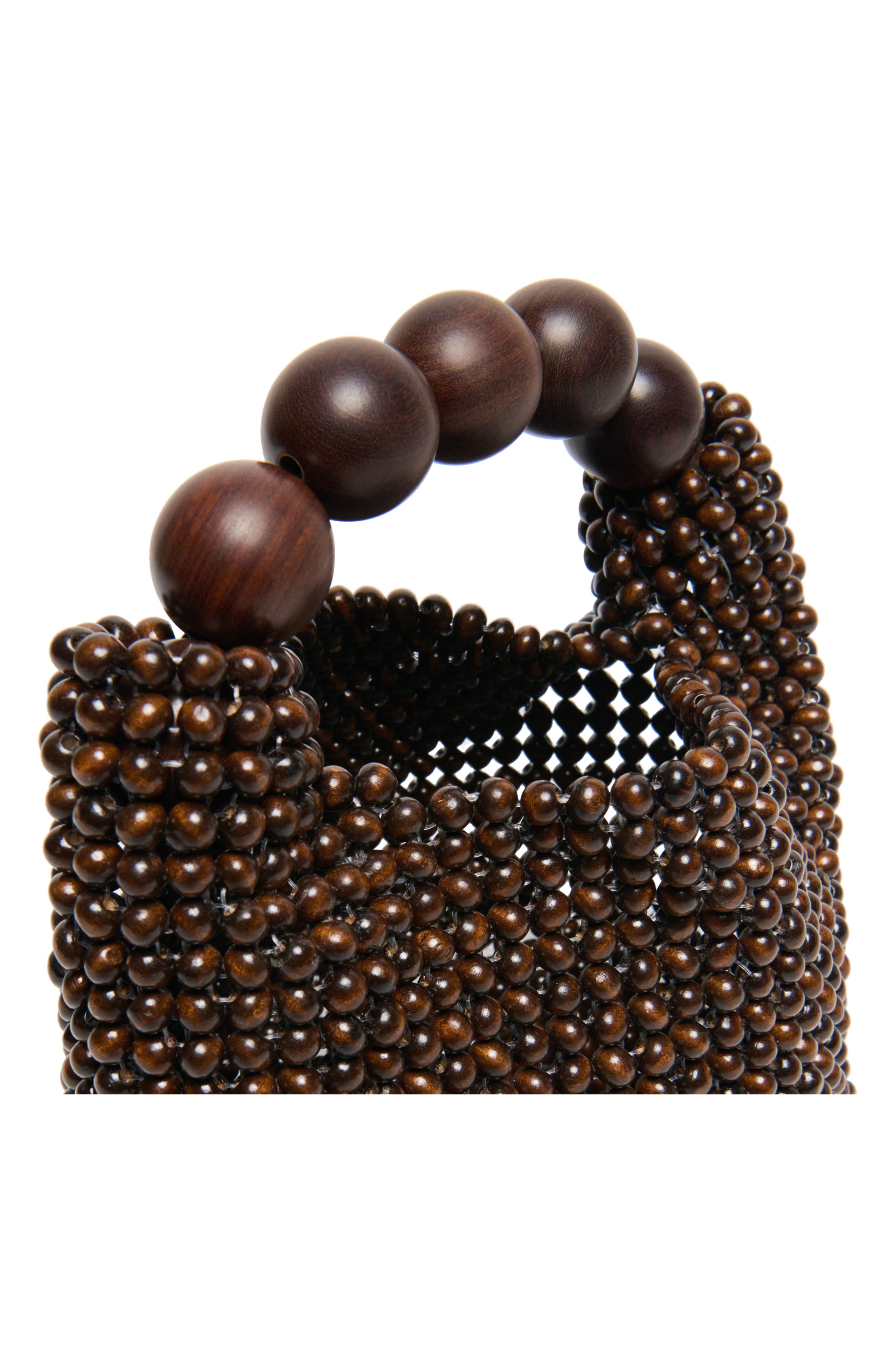 Dolce Vita Clover Bead Top Handle Bag, Alternate, color, Chocolate