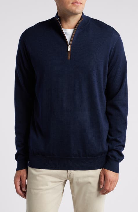 Peter Millar offers 1/4 Zip Cashmere Blend Sweater L