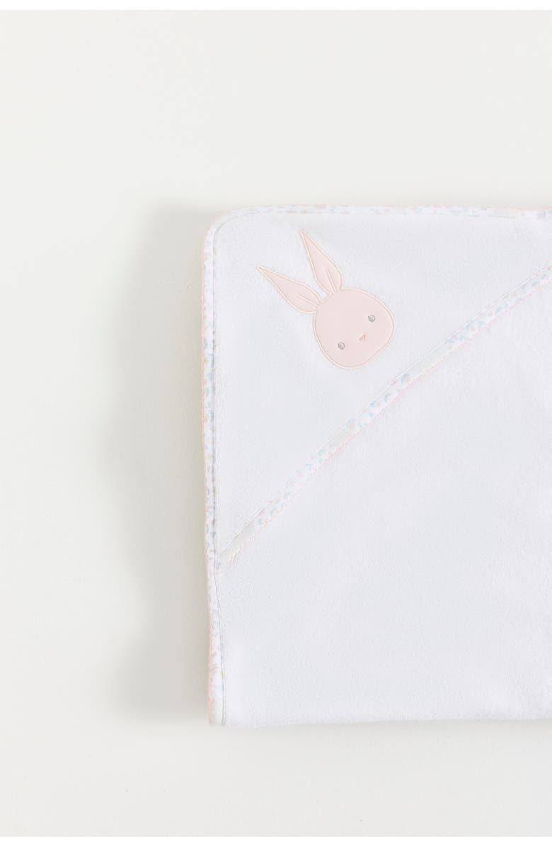 Babycottons Caramel Small Hooded Towel, Alternate, color, Full-Print