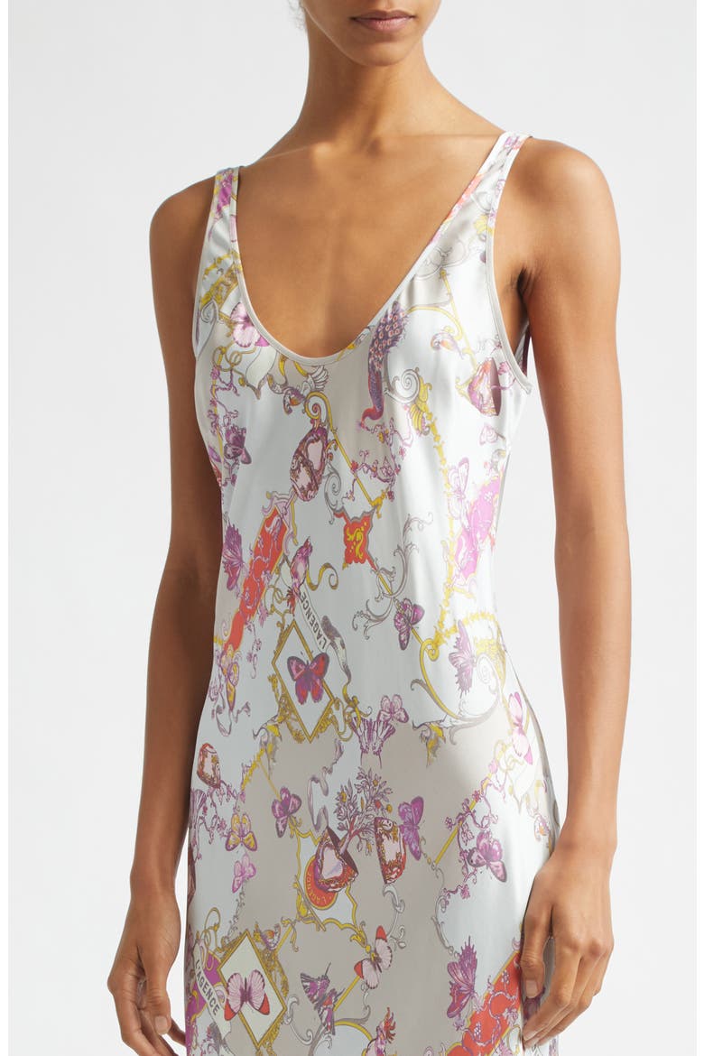 Akiya Mixed Print Satin Slipdress, Alternate, color, MULTI BAROQUE TOILE