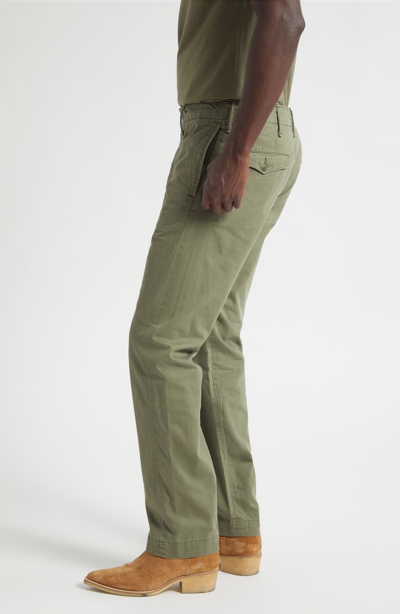 Double RL Officer Cotton Twill Chinos, Alternate, color, 