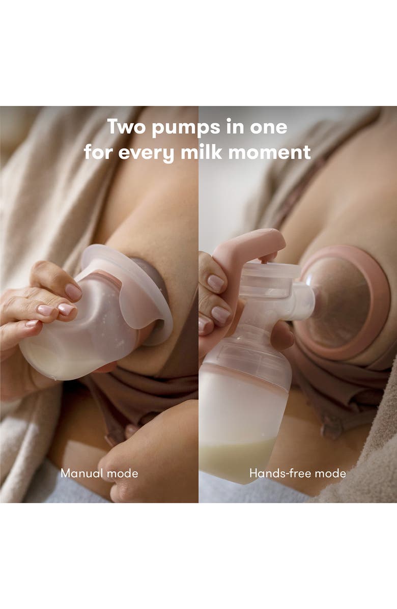 Fridababy Frida Mom 2-in-1 Manual Breast Pump, Alternate, color, White