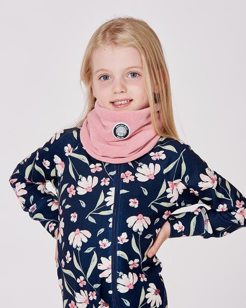 Deux Par Deux Polar Fleece Neckwarmer In Pink