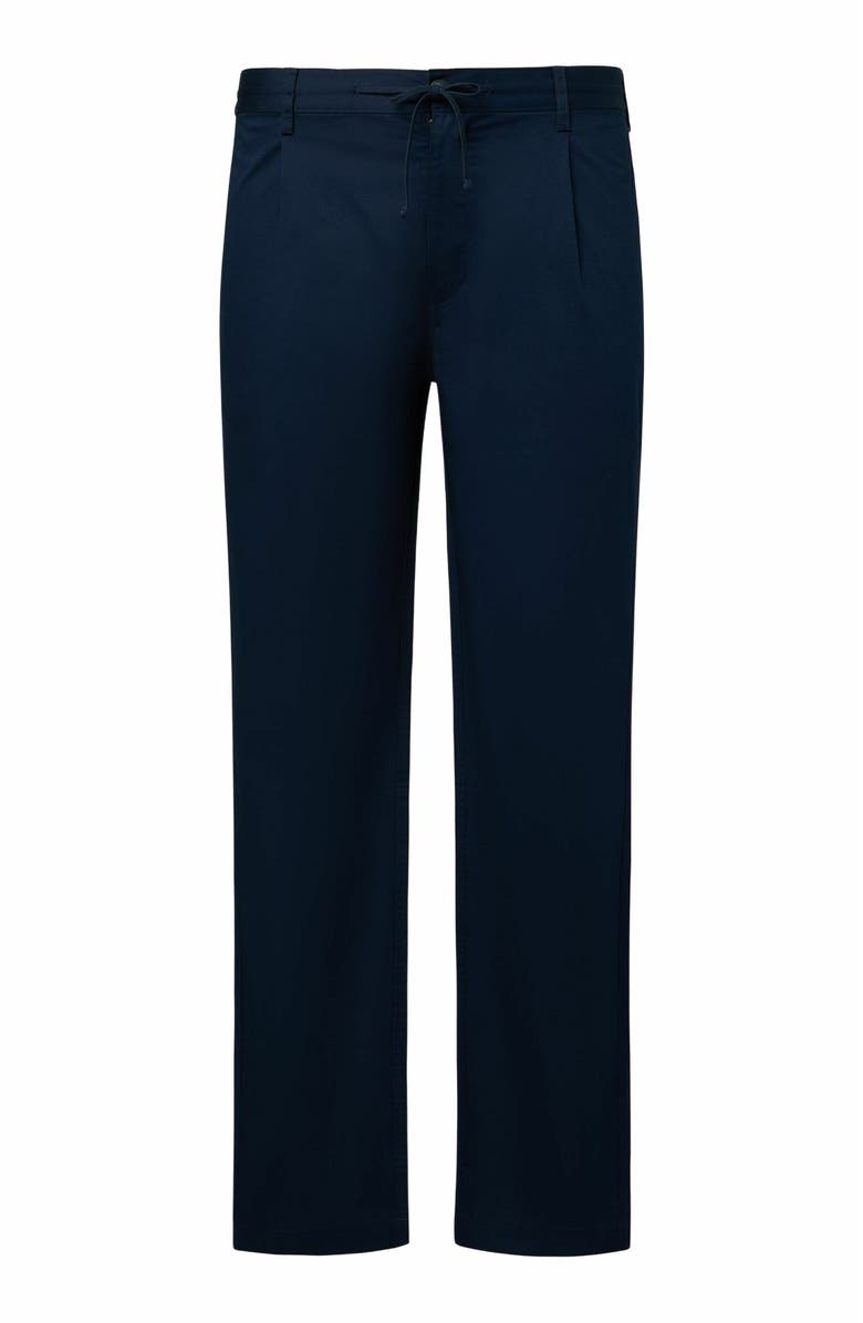 Onia Garment Dye Cotton Drawstring Pant, Alternate, color, Deep Navy