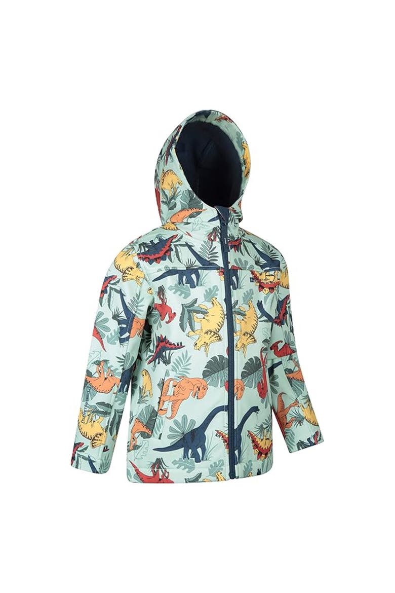 Childrens/Kids Exodus Printed Softshell Water Resistant Jacket, Alternate, color, Multicolored