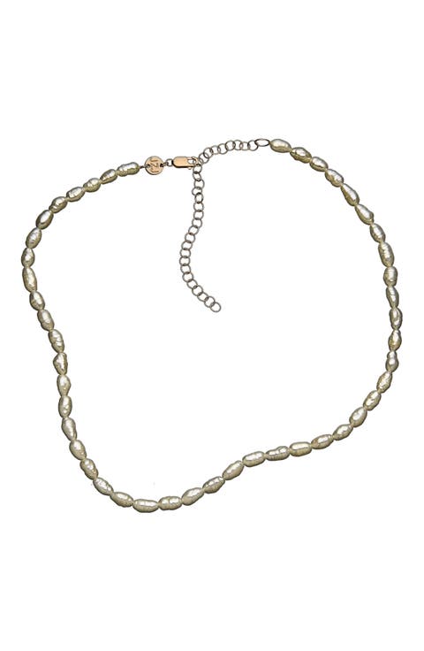 Nina Imitation Baroque Pearl Necklace