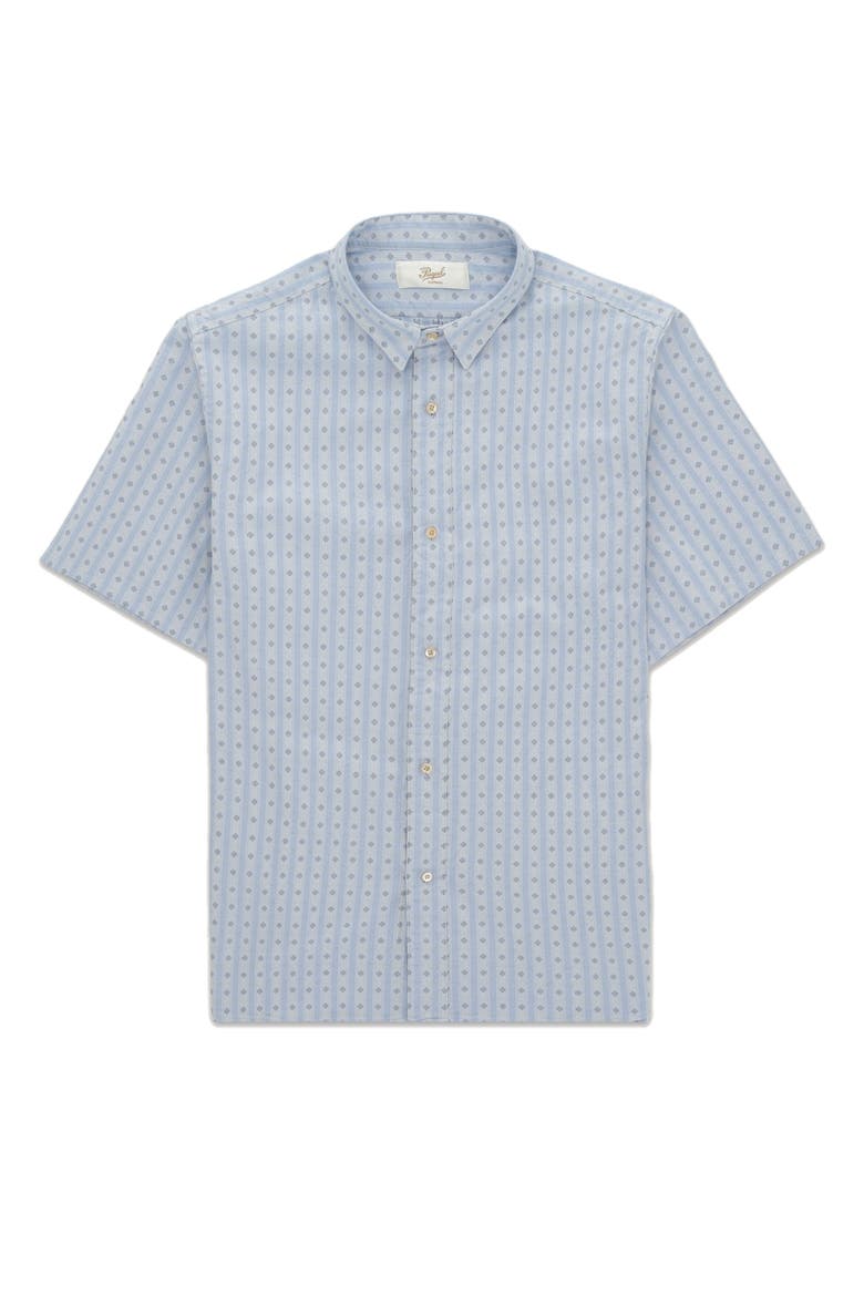 Prequel Cotton Short Sleeve Shirt, Main, color, BLUE