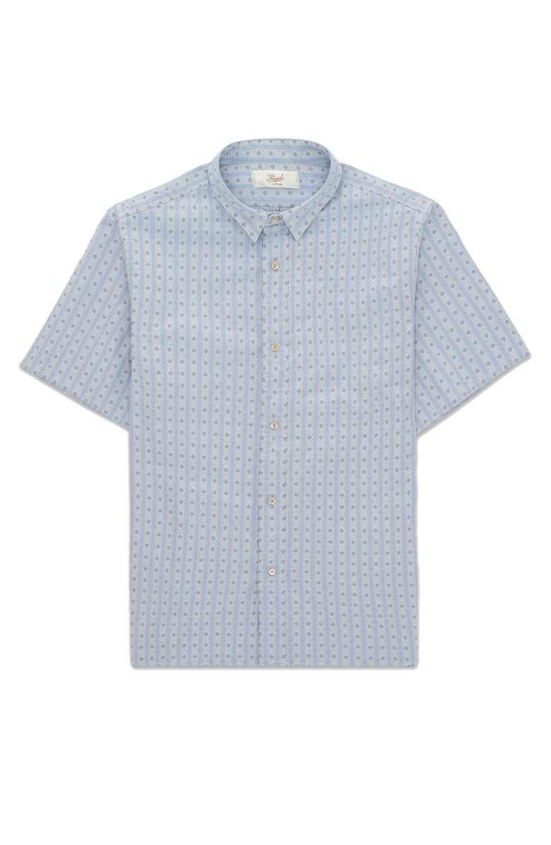Fortela Prequel Cotton Short Sleeve Shirt, Main, color, Blue