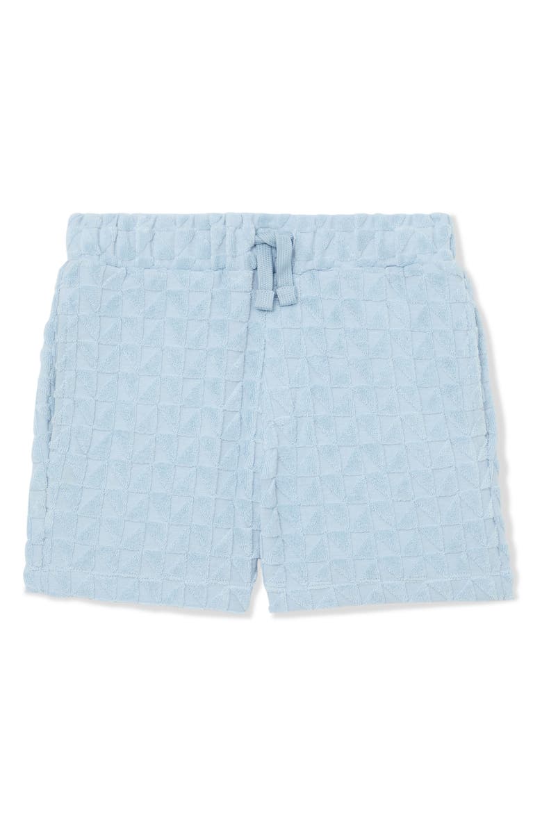 Reiss Kids' Piro Terry Cloth Shorts, Main, color, Soft Blue
