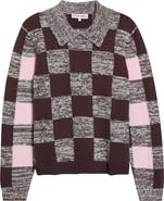 Stine Goya Check Polo Sweater