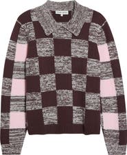 Stine Goya Check Polo Sweater