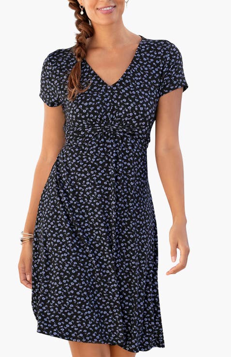 Women's Short Sleeve Print Dress