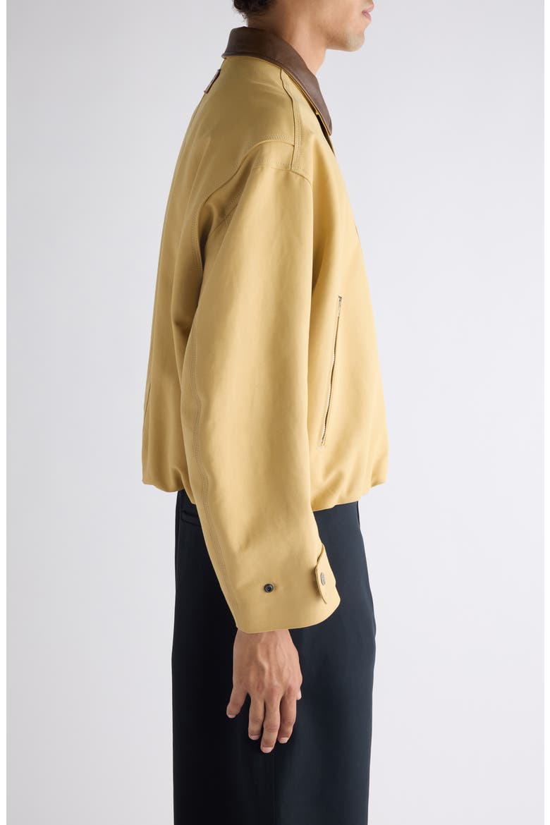 Opado Cotton Sateen Jacket, Alternate, color, SAND BEIGE