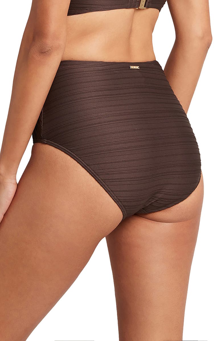 Sea Level High Waist Bikini Bottoms, Alternate, color,
