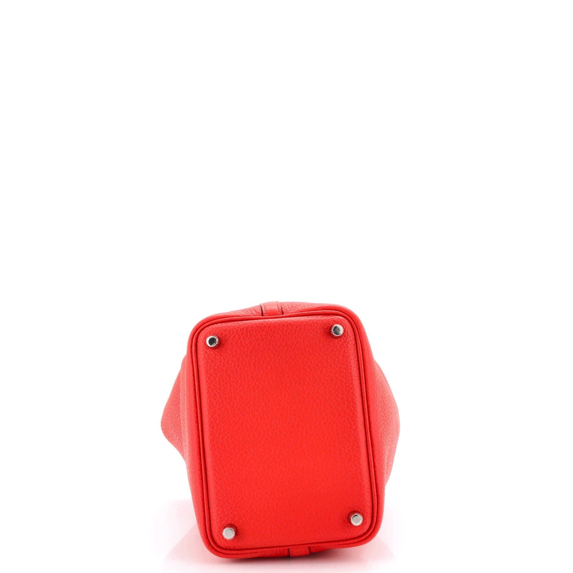 Pre-Owned Hermes Picotin Lock Bag Clemence PM, Alternate, color, Orange Poppy