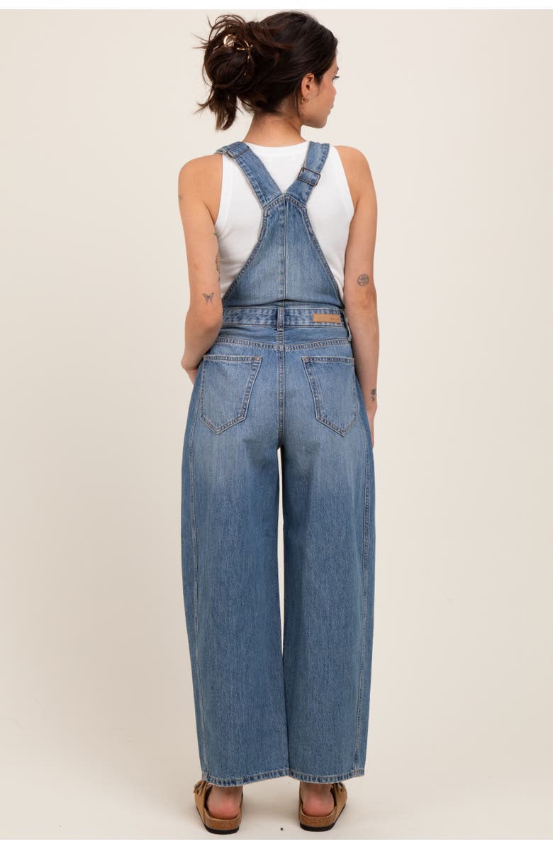 PinkBlush Barrel Leg Overalls, Alternate, color, Blue