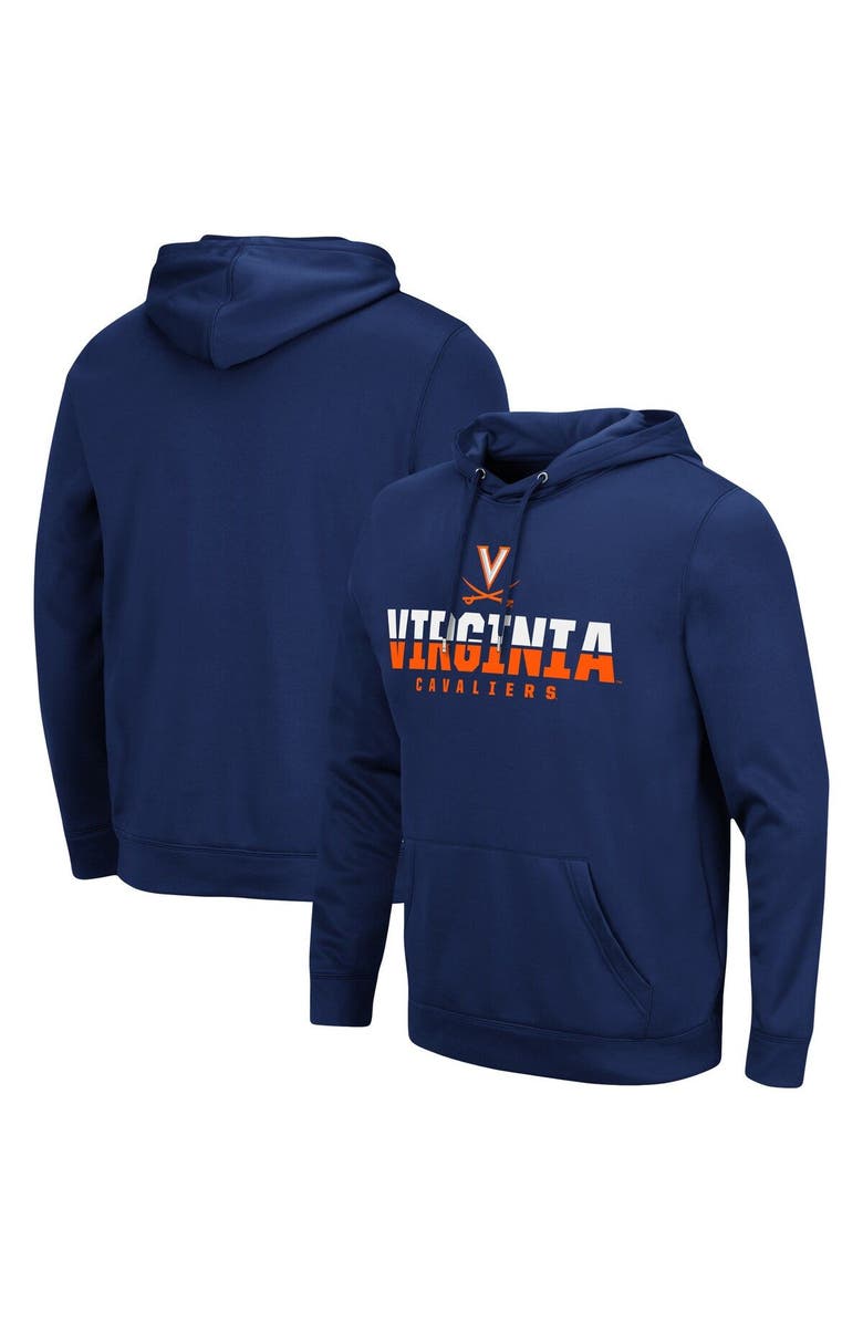 COLOSSEUM Men's Colosseum Navy Virginia Cavaliers Lantern Pullover Hoodie, Main, color, Navy