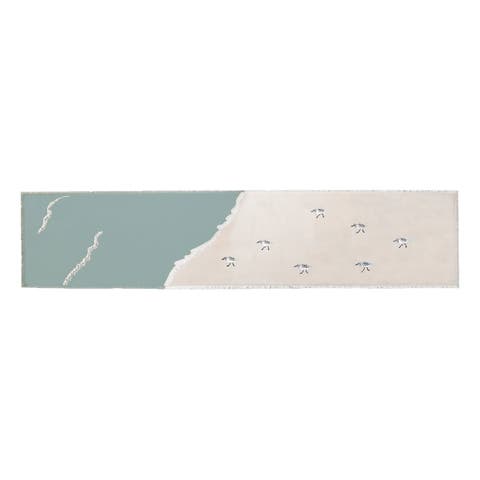 Sand Piper Sprint Coastal Table Runner 14" x 72"