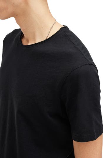 Figure Roll Neck Cotton T-Shirt