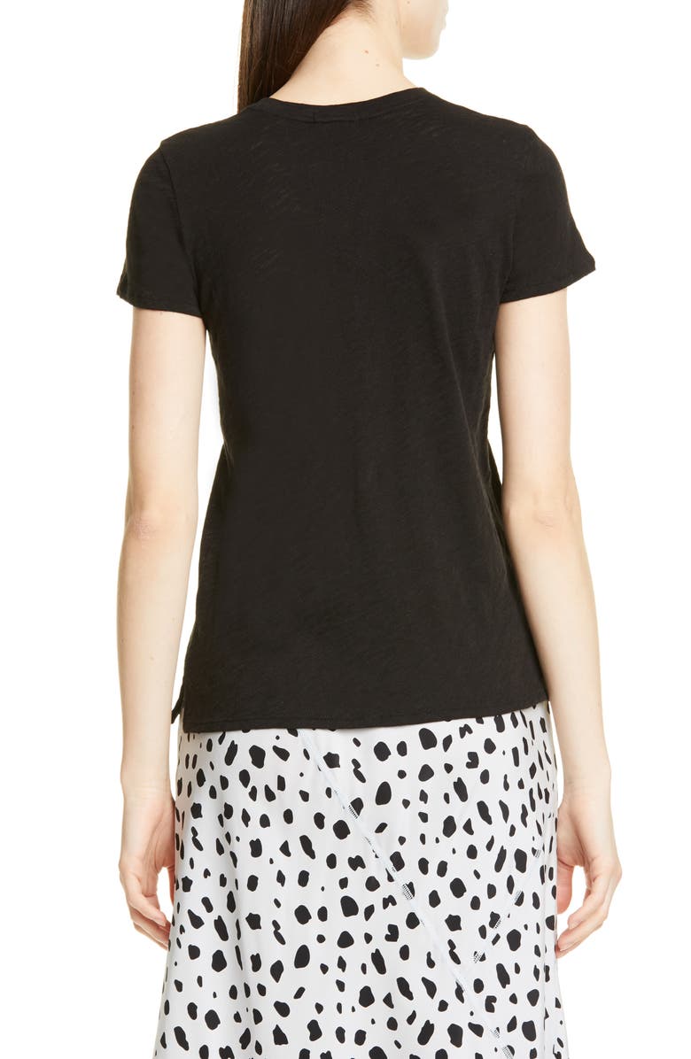 ATM Anthony Thomas Melillo Schoolboy Cotton Crewneck T-Shirt, Alternate, color, Black