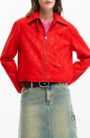 Desigual Faux Leather Jacket