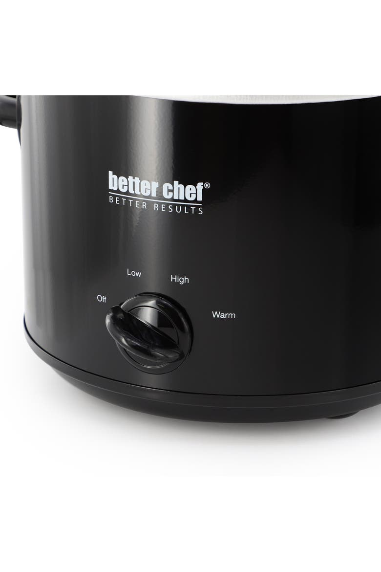 3 Quart Slow Cooker with Removable Stoneware Crock, Alternate, color, Black