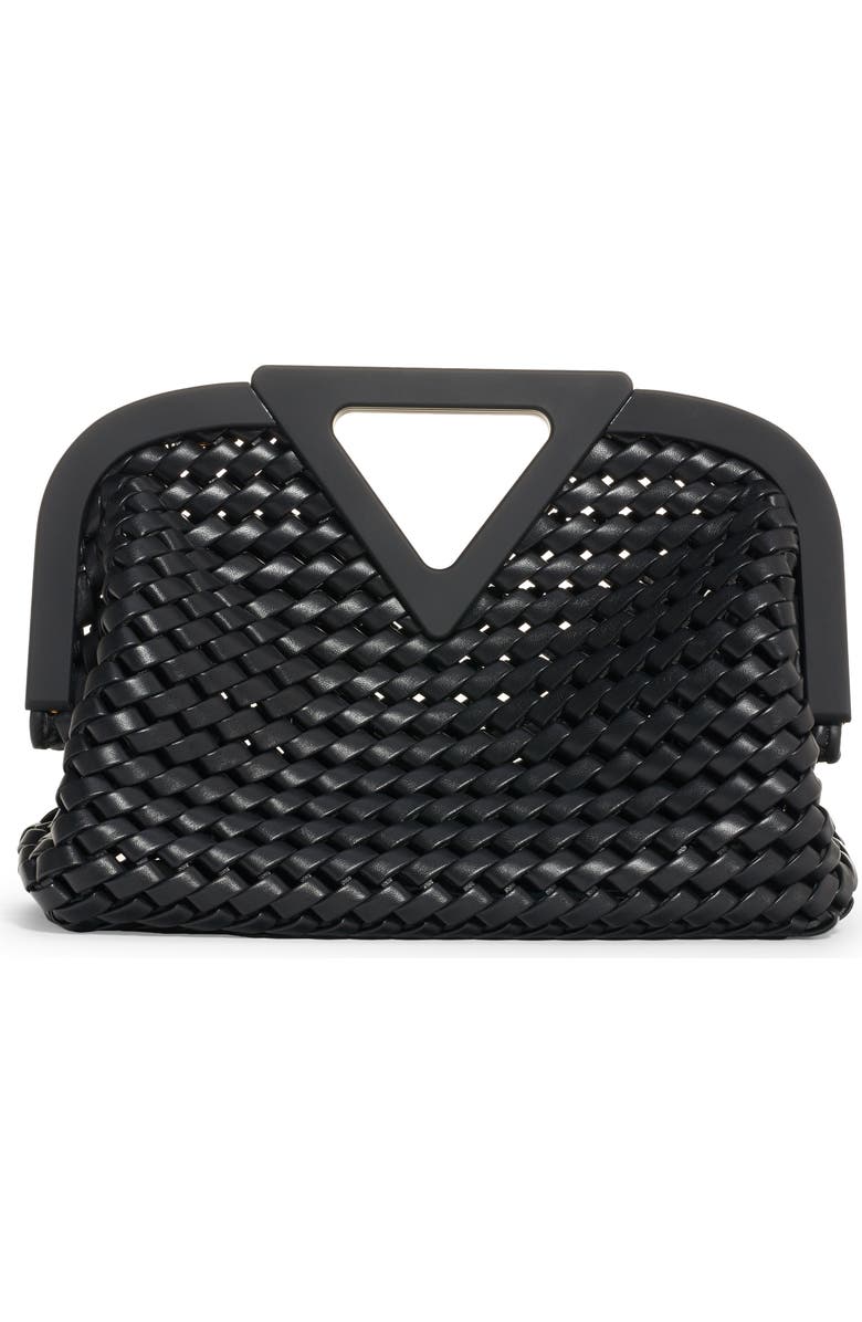 Bottega Veneta Point Slanted Intreccio Top Handle Bag, Main, color,