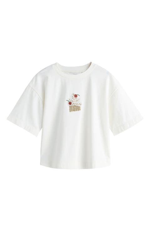 Kids' Cake Beaded Oversize T-Shirt (Little Kid & Big Kid)