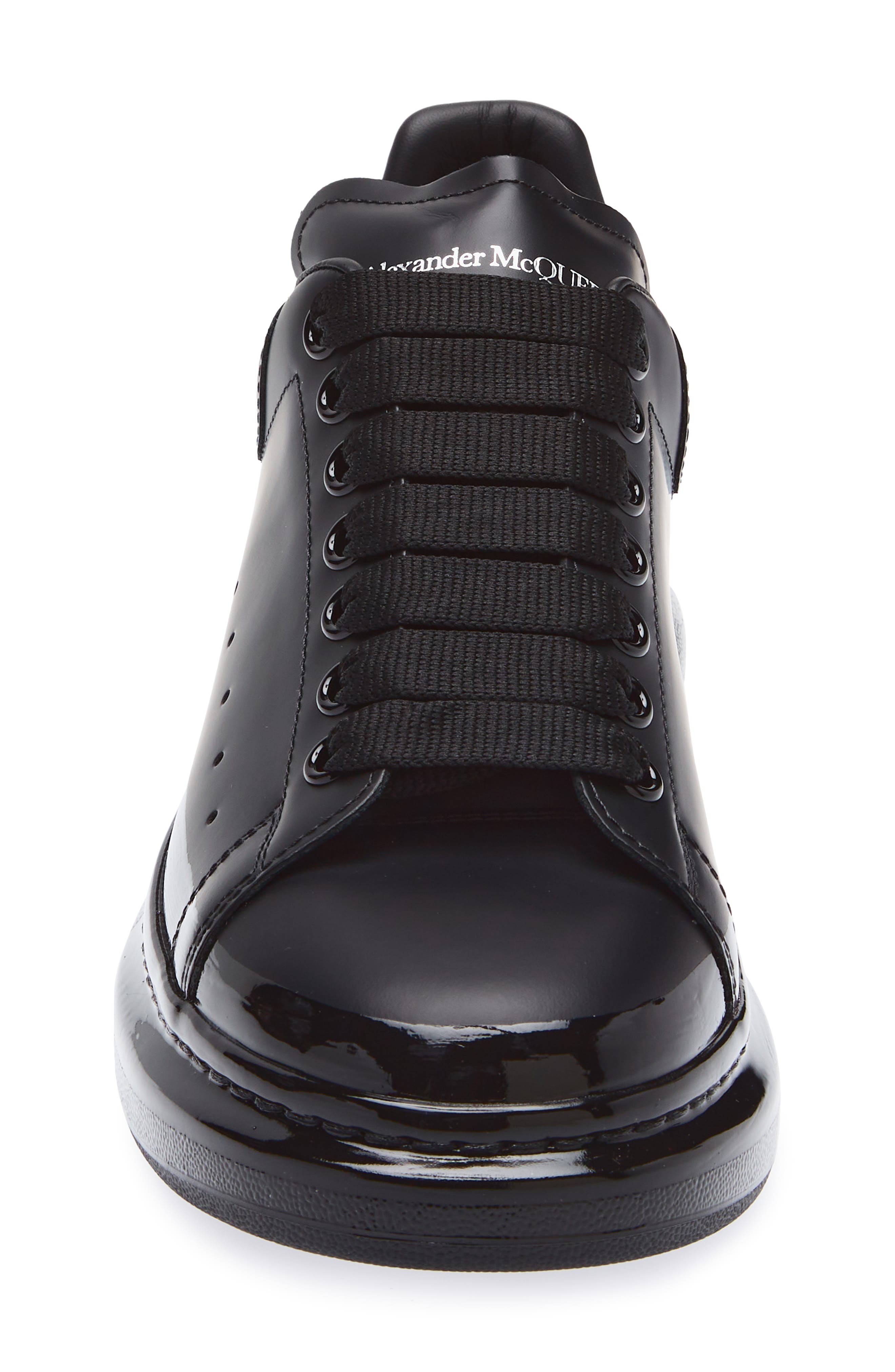McQueen Oversized Sneaker, Alternate, color, Black