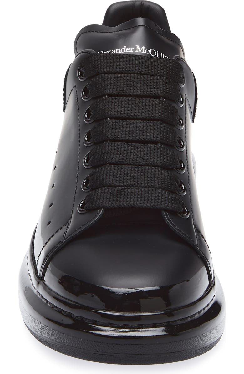 McQueen Oversized Sneaker, Alternate, color, Black