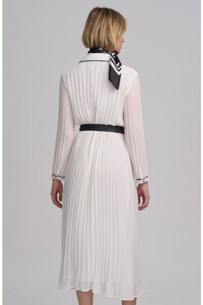 Woven Pleated Dress, Alternate, color, IVORY