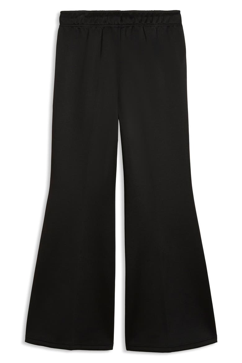 T7 Relaxed Flare Track Pants, Alternate, color, PUMA BLACK