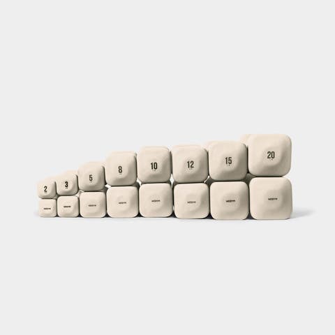 SafeGrip Dumbbells Full Set - 2 - 20 lbs