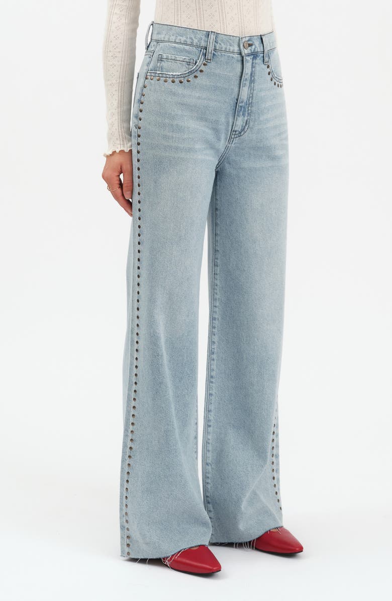 DAZE Far Out Wide Leg Jeans, Alternate, color, Lets Dance
