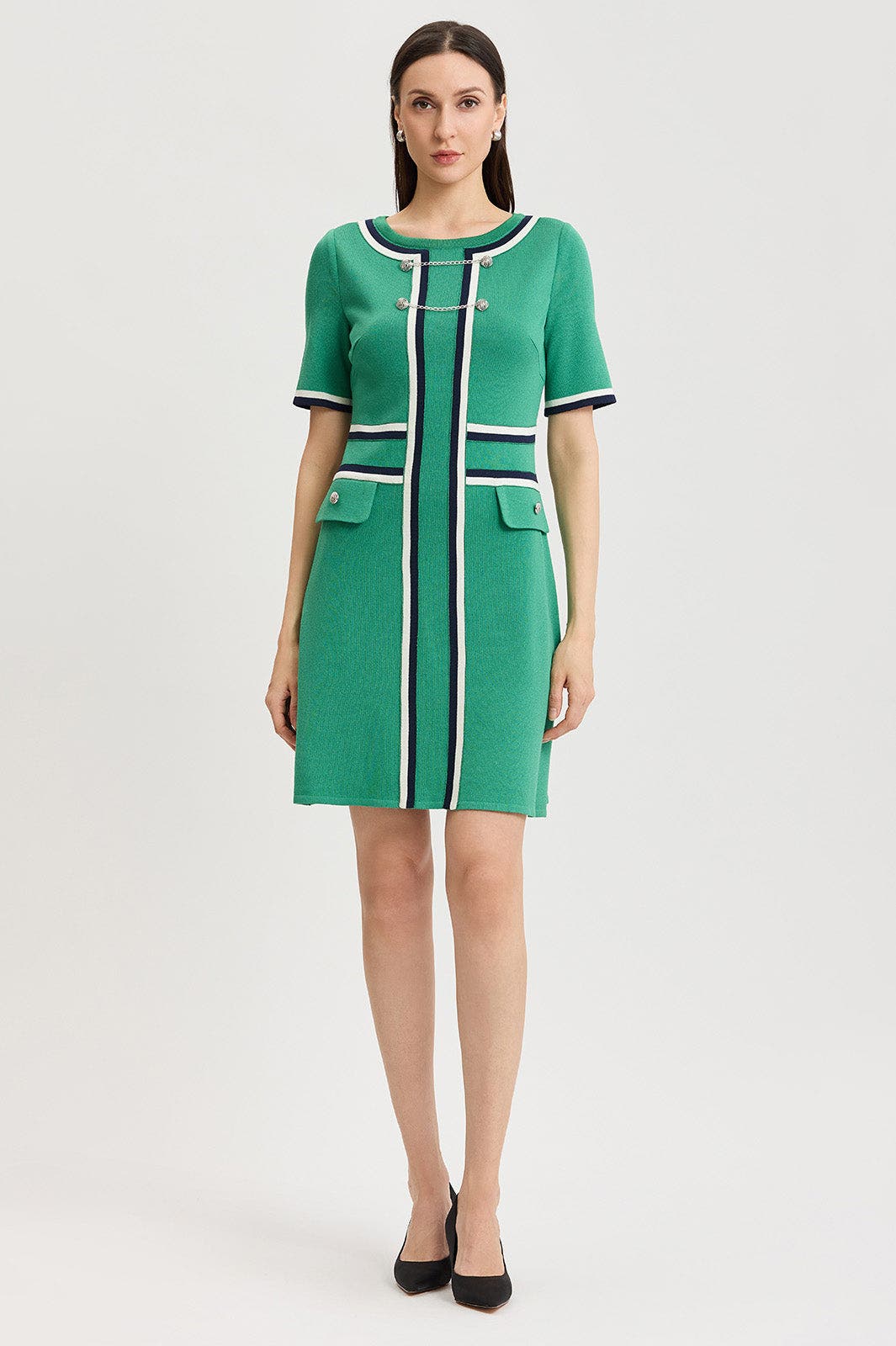 selected Kelly Green/Indigo/Ivory