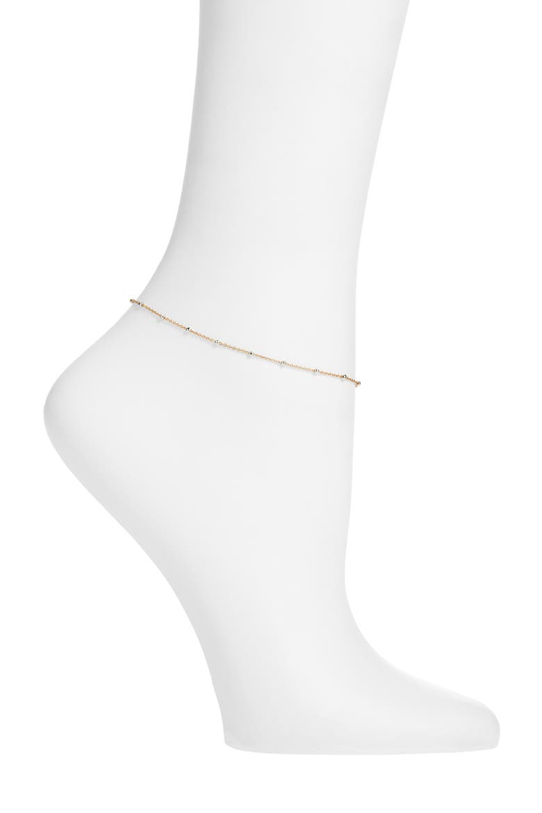 Austen Anklet, Main, color, GOLD