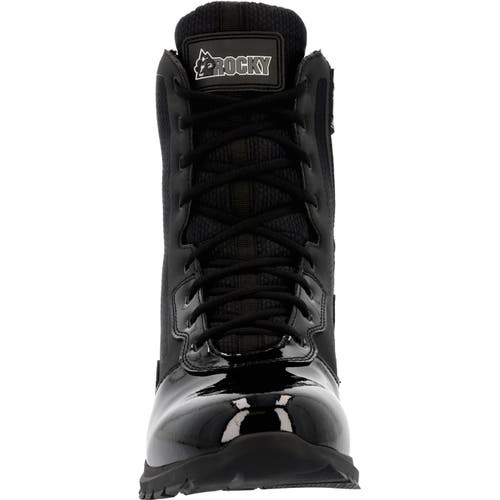 Rocky 8" Side Zip Public Service Boot In Black
