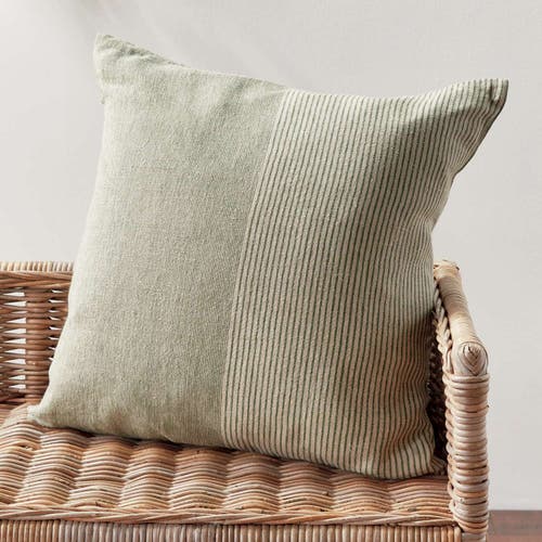 Napa Home & Garden Otis Pinstripe Pillow 24" In Brown