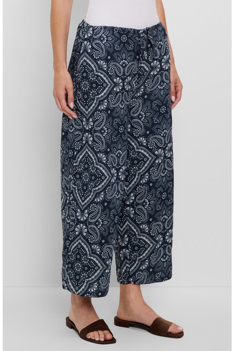 Elara Drawstring Waist Pants, Alternate, color, NOCTURNAL BANDANA