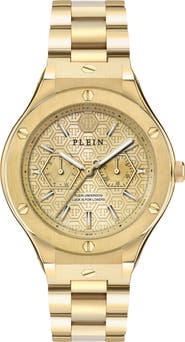 PHILIPP PLEIN Plein Underdog Green Dial Bracelet, 44mm