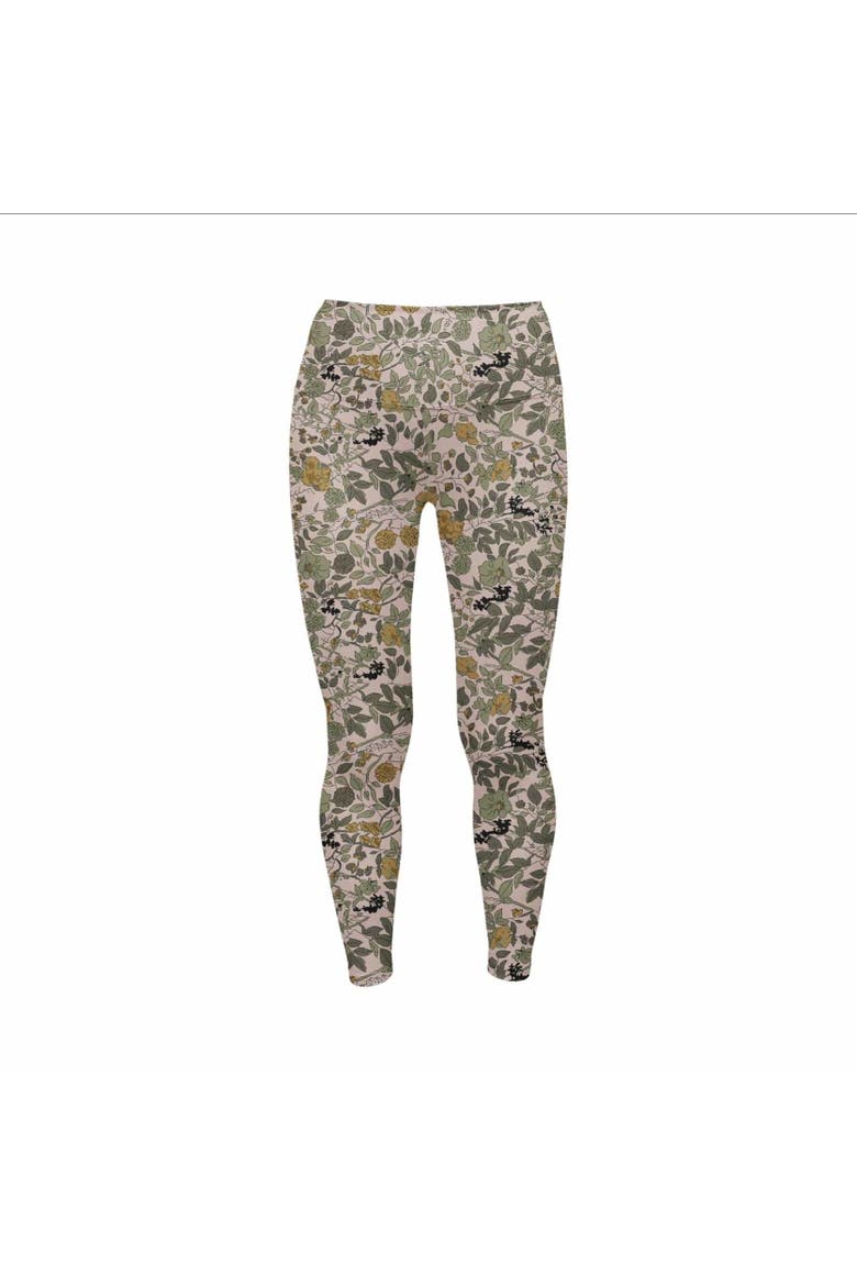 Ada Organic Cotton 7/8 Legging, Main, color, Beige, Green