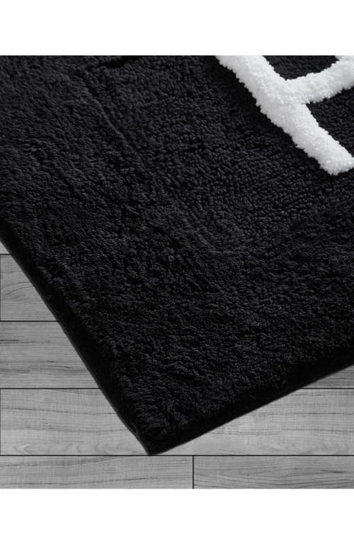 Jean Pierre New York His & Hers 2-piece Bath Mat Set In Black