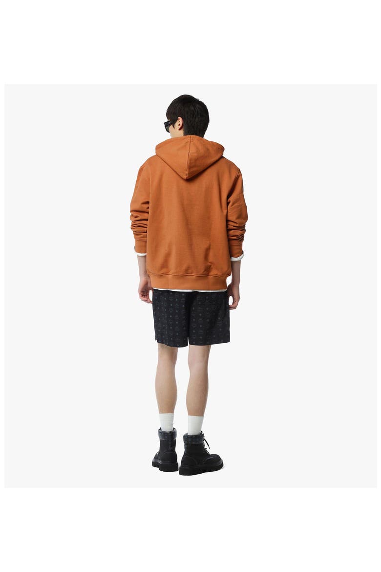 Classic Logo Hoodie in Organic Cotton, Alternate, color, Cognac