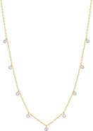 GABI RIELLE Cubic Zirconia Shaker Chain Necklace