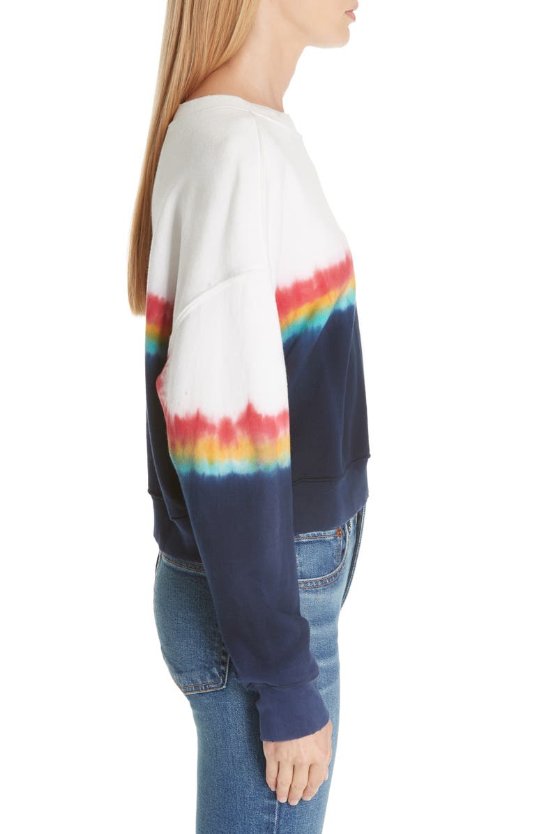 Re/Done Rainbow Dye Tee, Alternate, color, 