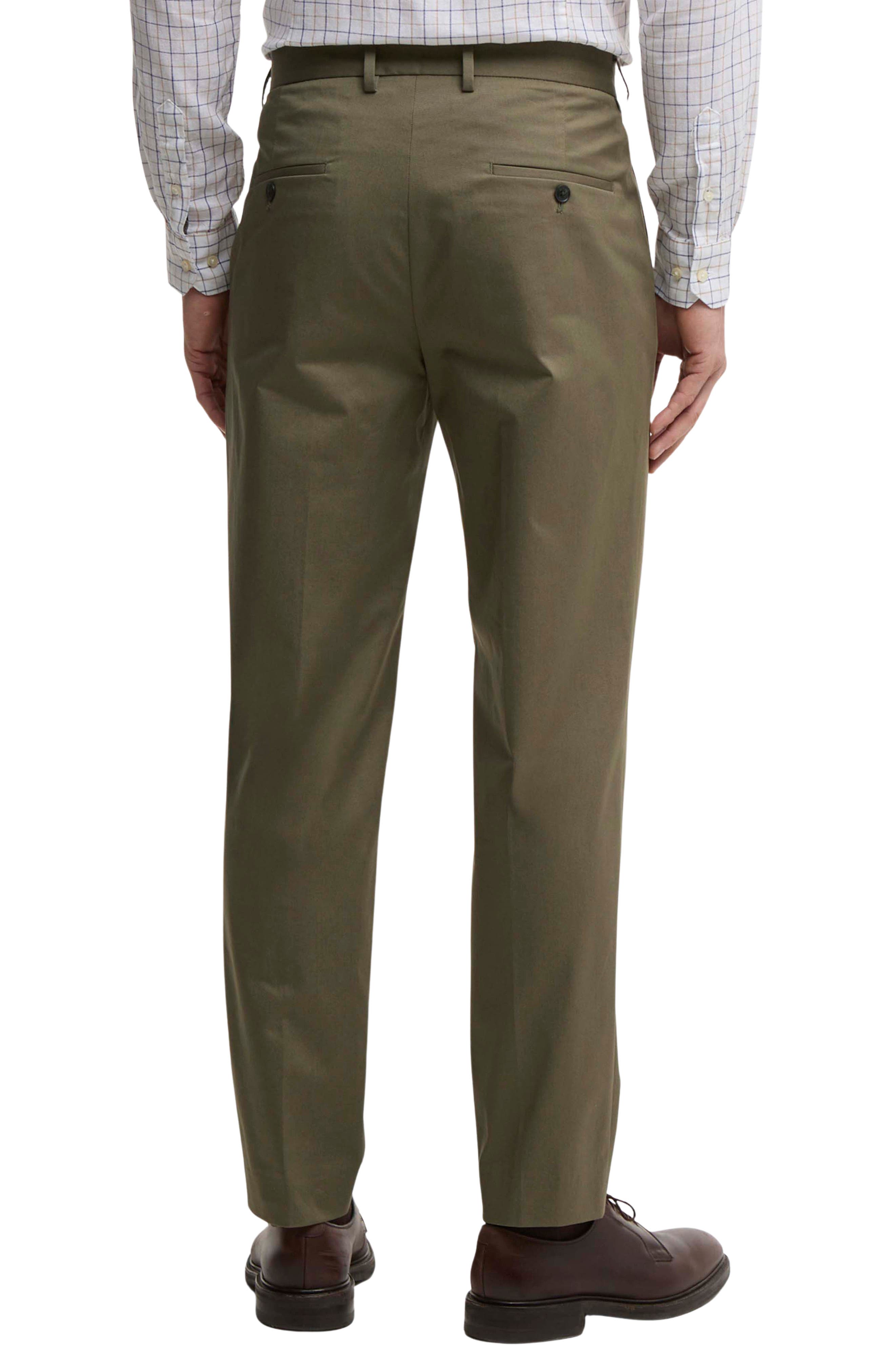 Bellamy Pleated Stretch Cotton Pants - image 4
