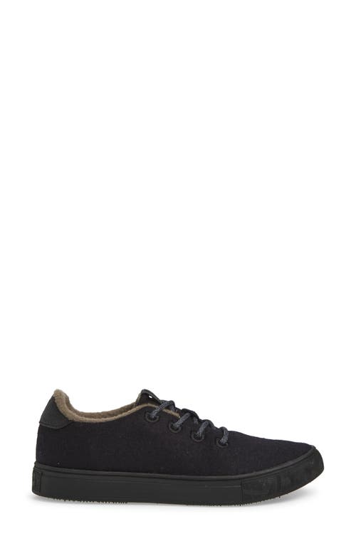 Yy Nation Cirro Wool Blend Water Resistant Low Top Sneaker In Black