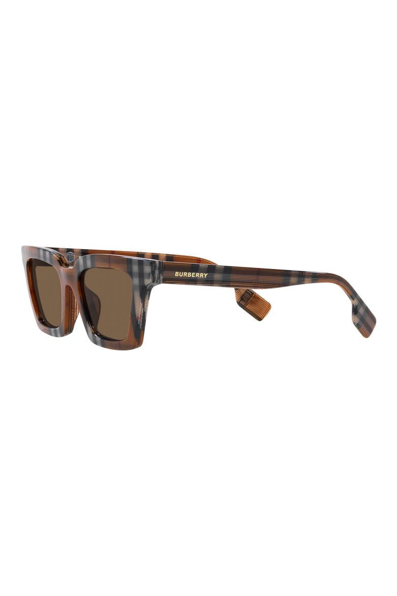 Briar 52mm Square Sunglasses, Alternate, color, DARK BROWN